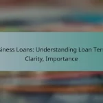 Business Loans: Understanding Loan Terms, Clarity, Importance